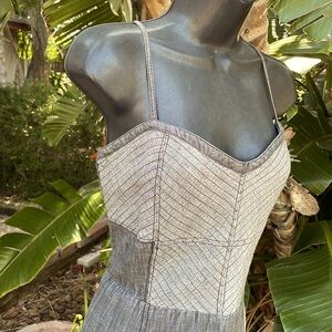 Dkny denim slip dress